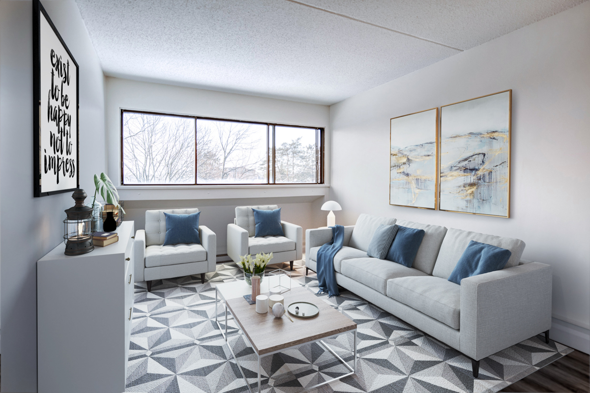 Studio / Bachelor Apartments for rent in Quebec City at Les Jardins de Merici - Photo 01 - RentQuebecApartments – L407120